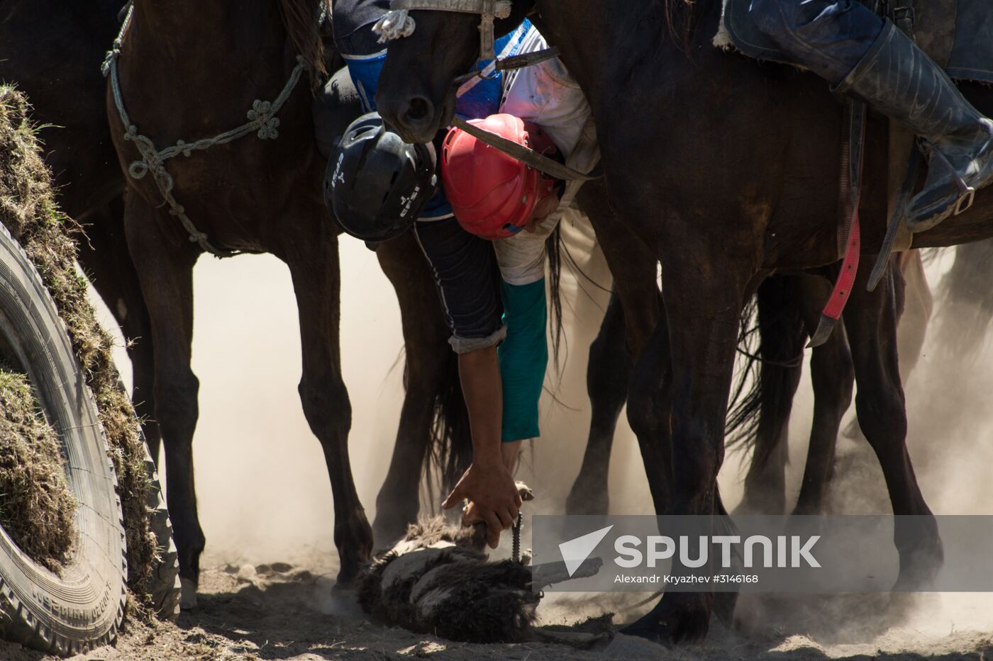 Kok-Boru traditional equestrian tournament in Altai Republic