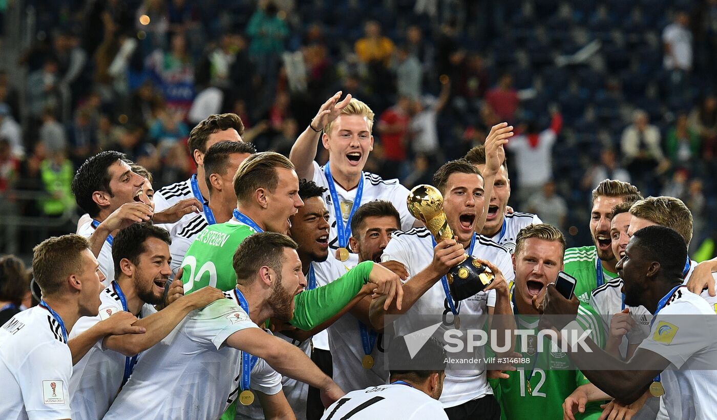 Football. 2017 FIFA Confederations Cup. Medal ceremony