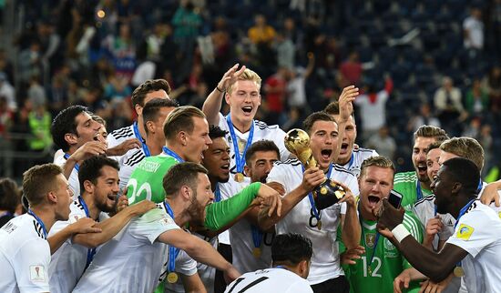 Football. 2017 FIFA Confederations Cup. Medal ceremony