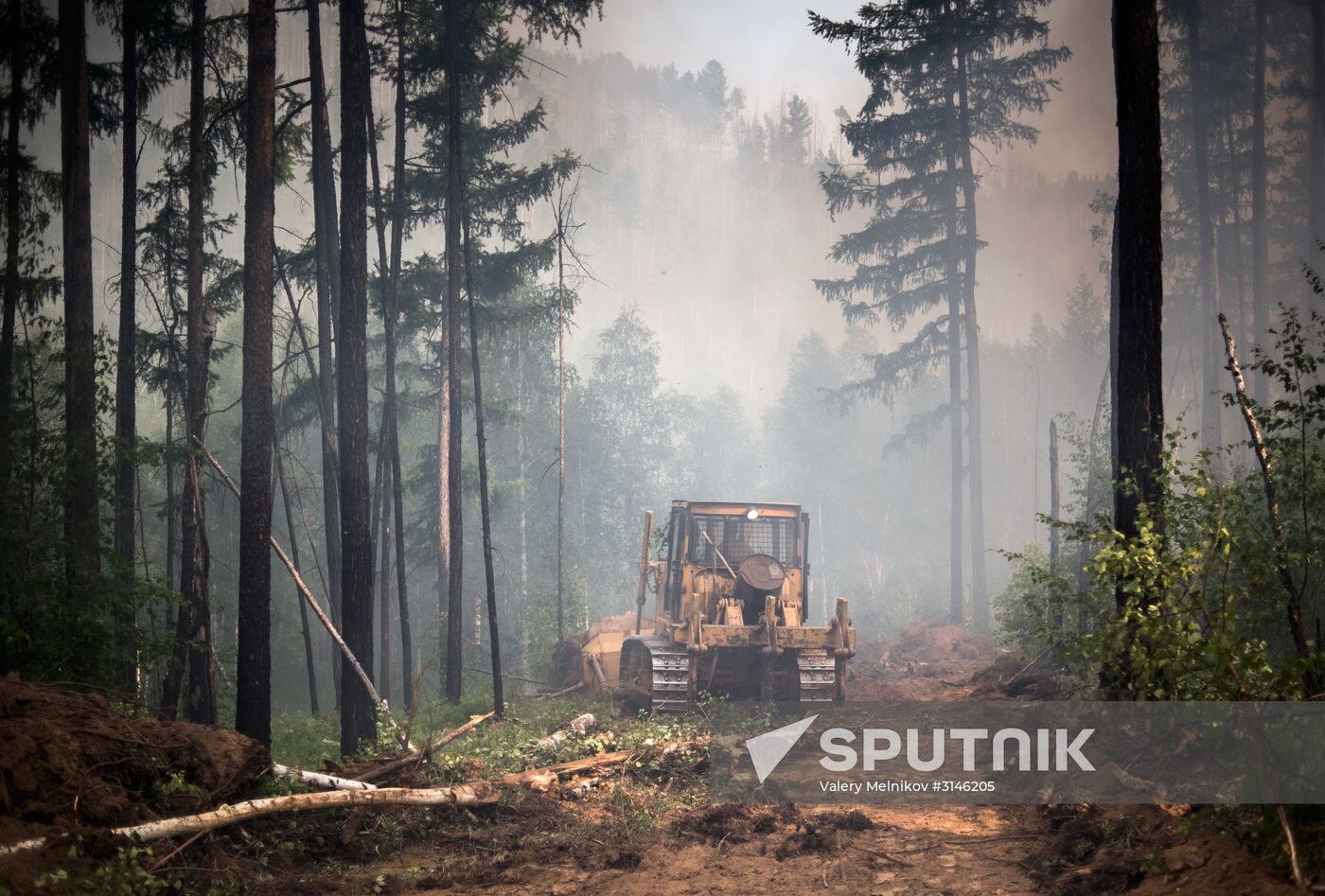 Forest fires in Buryatia