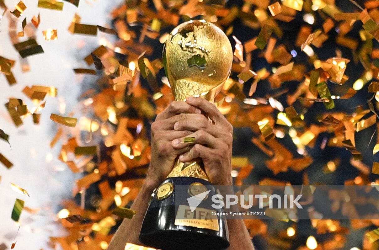 Football. 2017 FIFA Confederations Cup. Medal ceremony