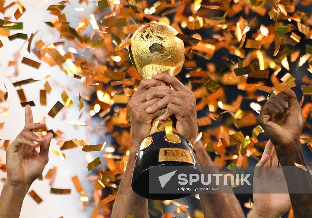 Football. 2017 FIFA Confederations Cup. Medal ceremony