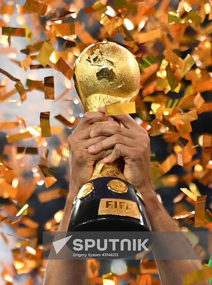 Football. 2017 FIFA Confederations Cup. Medal ceremony