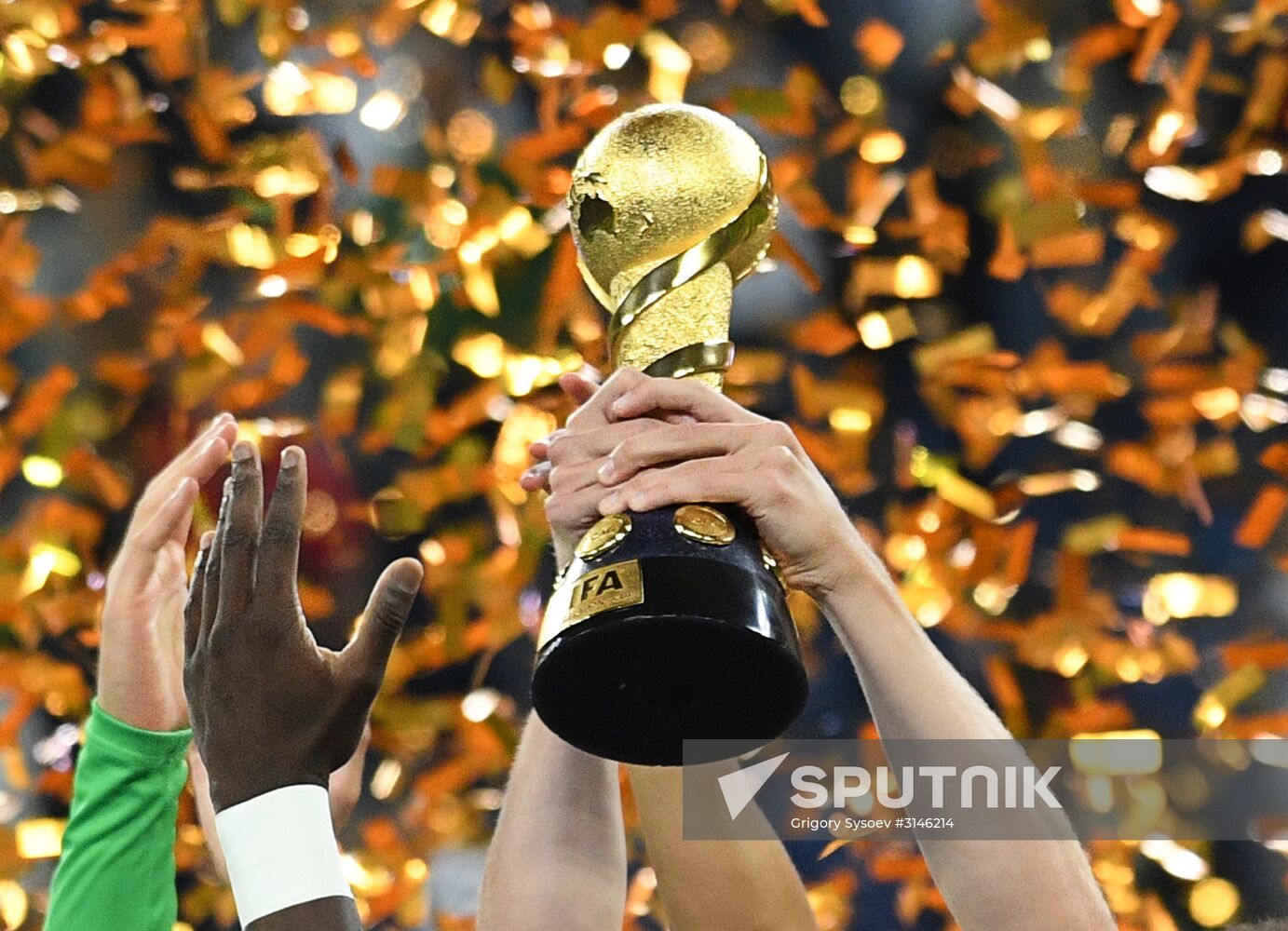 Football. 2017 FIFA Confederations Cup. Medal ceremony