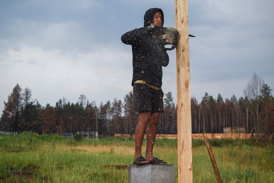 Forest fires in Buryatia