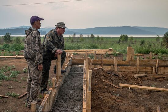Forest fires in Buryatia