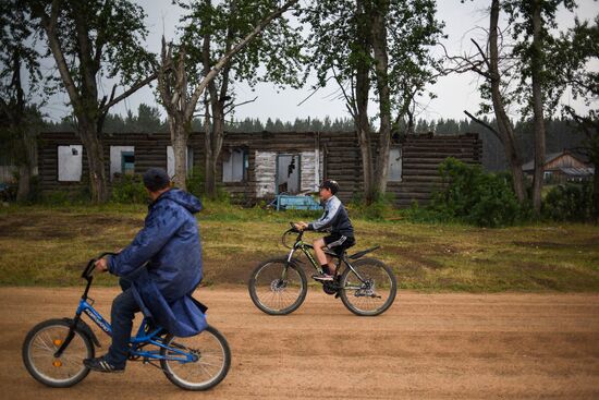 Forest fires in Buryatia