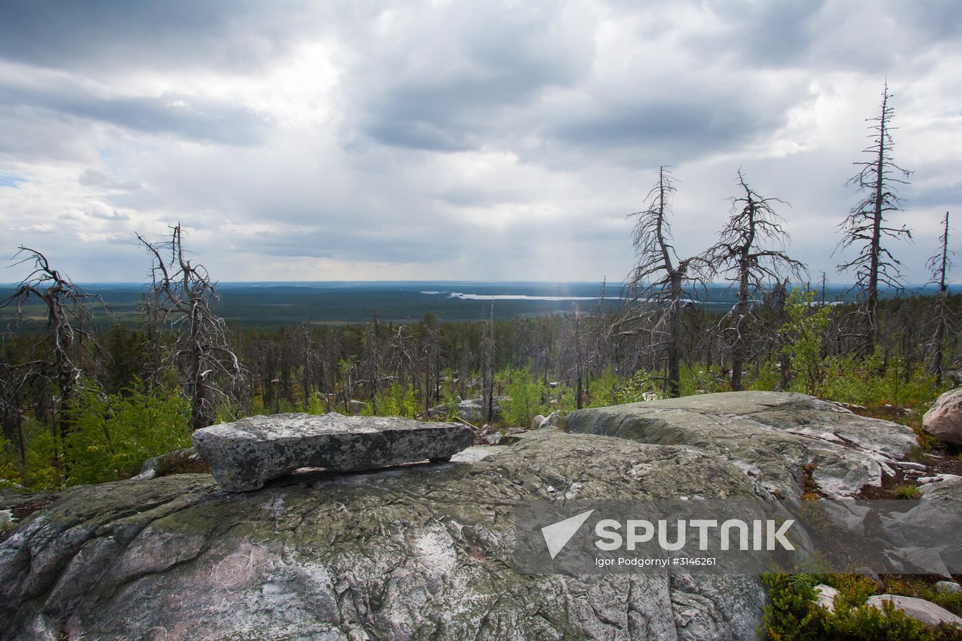 Mount Vottovaara in Karelia