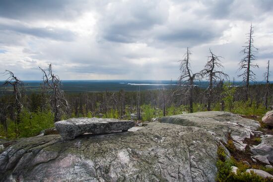 Mount Vottovaara in Karelia