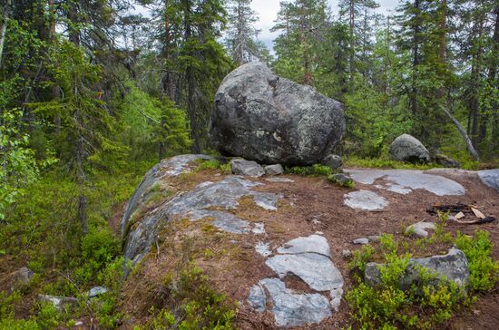 Mount Vottovaara in Karelia