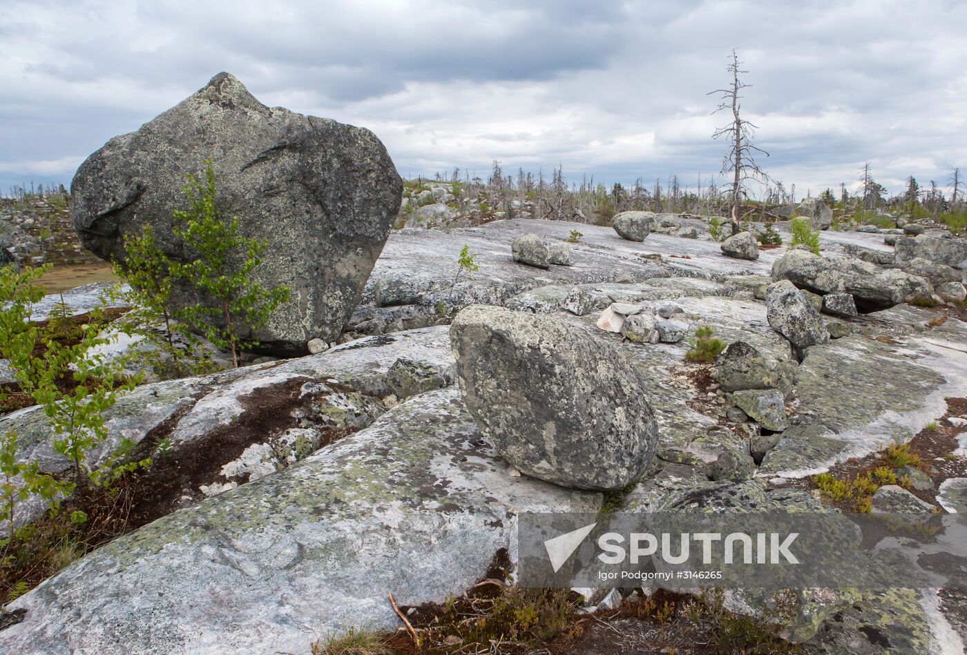 Mount Vottovaara in Karelia