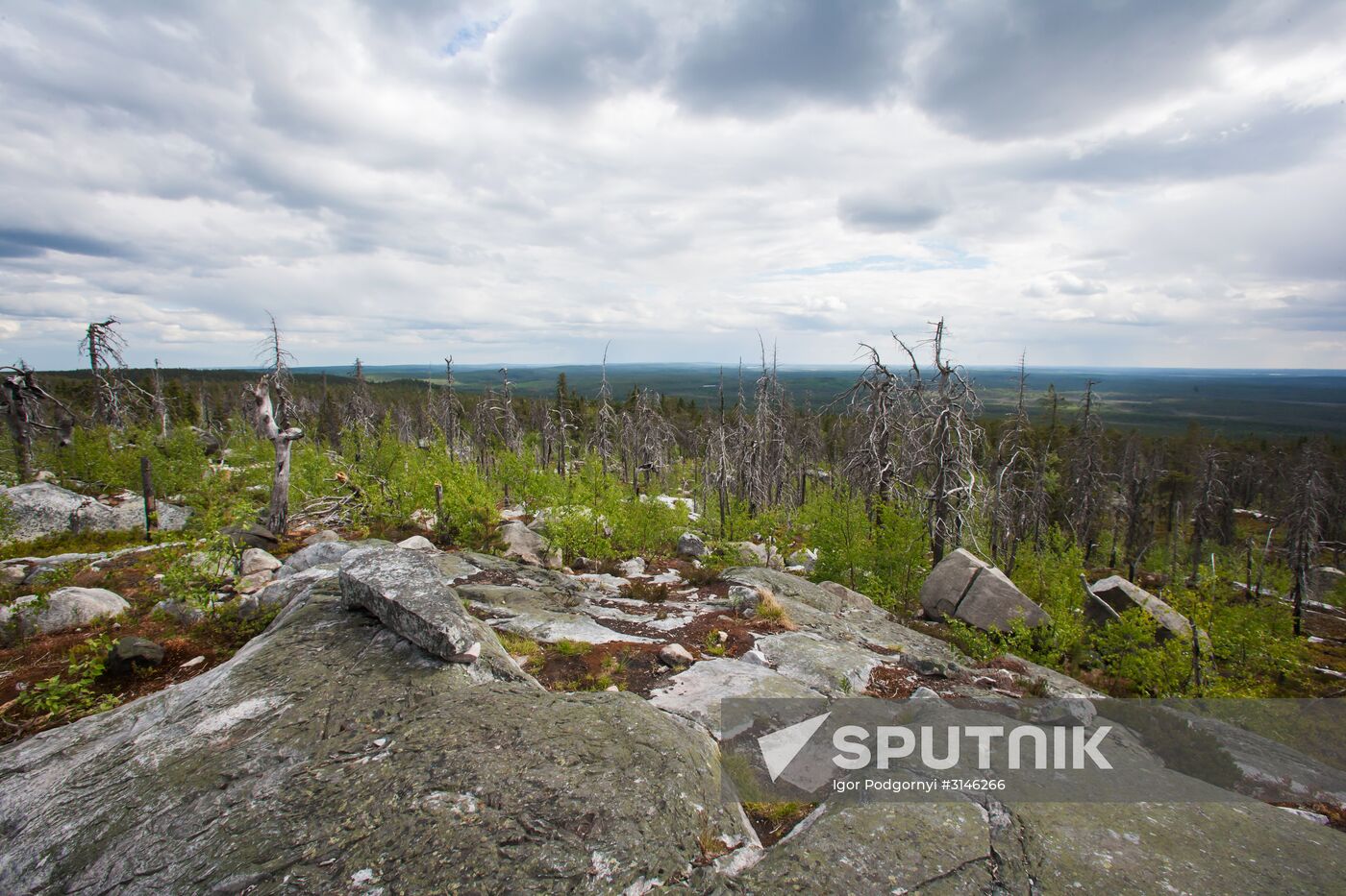 Mount Vottovaara in Karelia