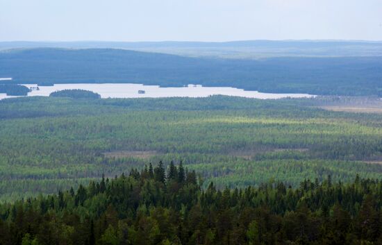Mount Vottovaara in Karelia