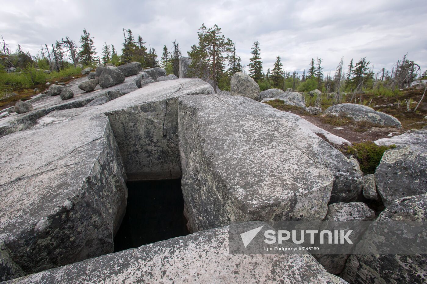 Mount Vottovaara in Karelia