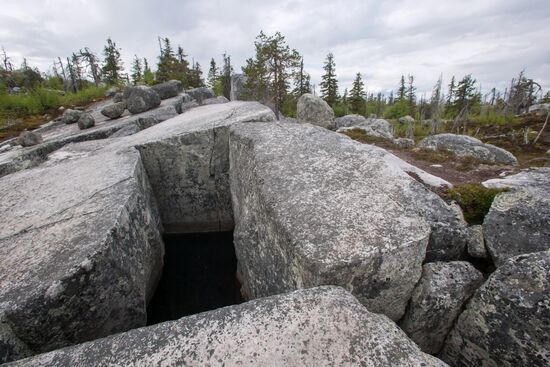 Mount Vottovaara in Karelia