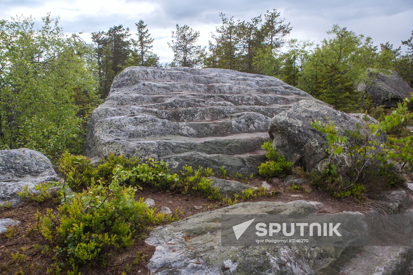 Mount Vottovaara in Karelia