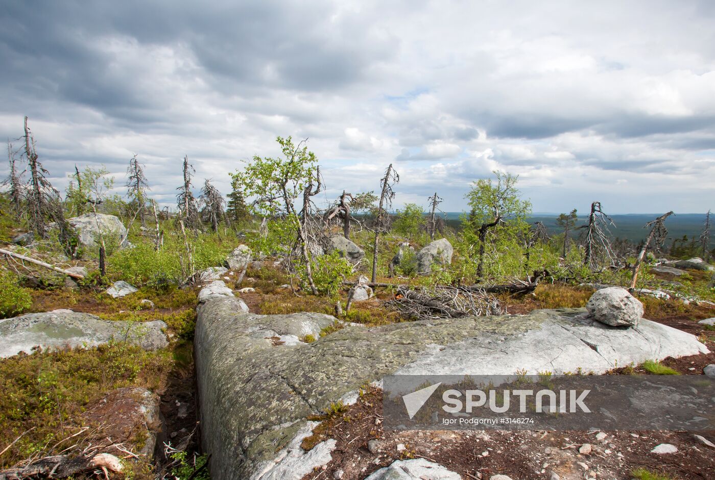 Mount Vottovaara in Karelia