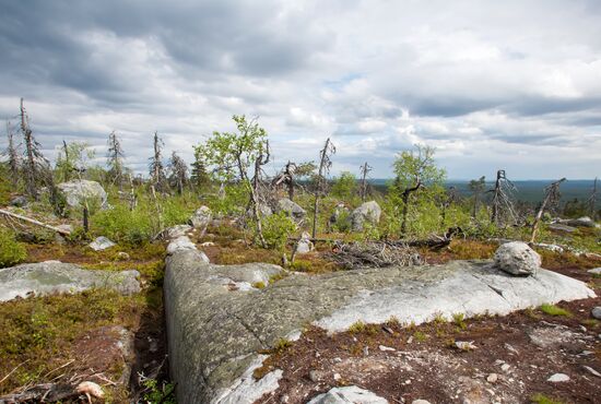 Mount Vottovaara in Karelia