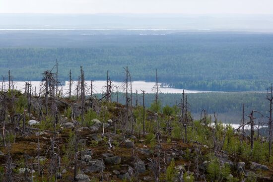 Mount Vottovaara in Karelia