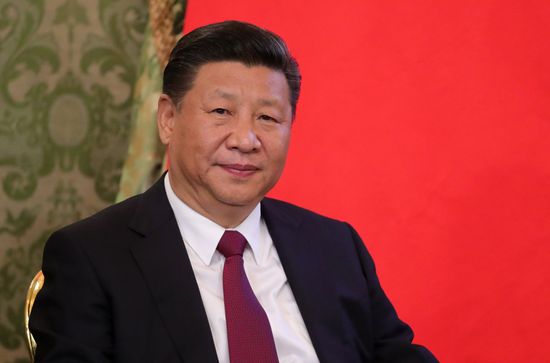 Vladimir Putin meets with Xi Jinping in Moscow