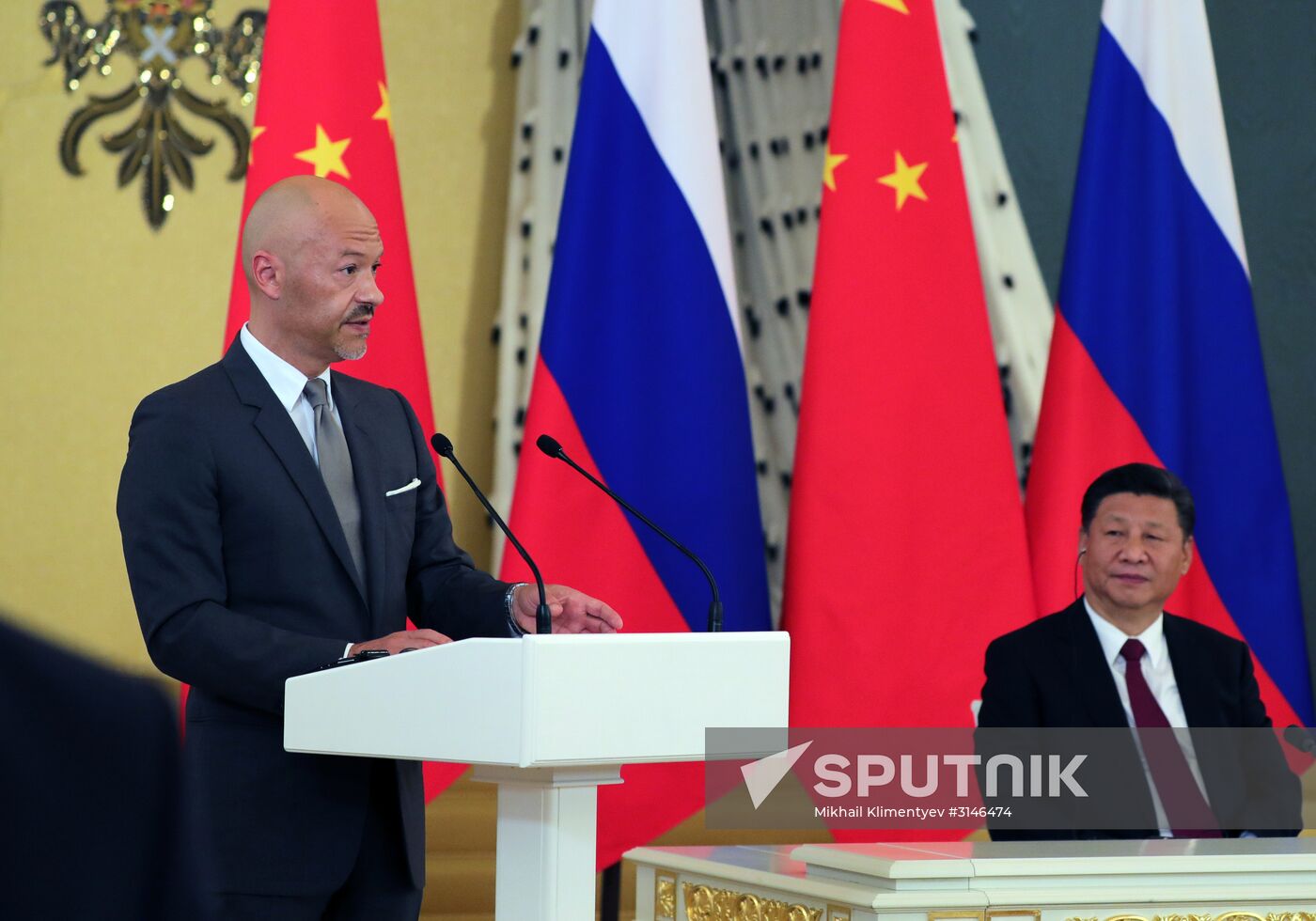 Vladimir Putin meets with Xi Jinping in Moscow