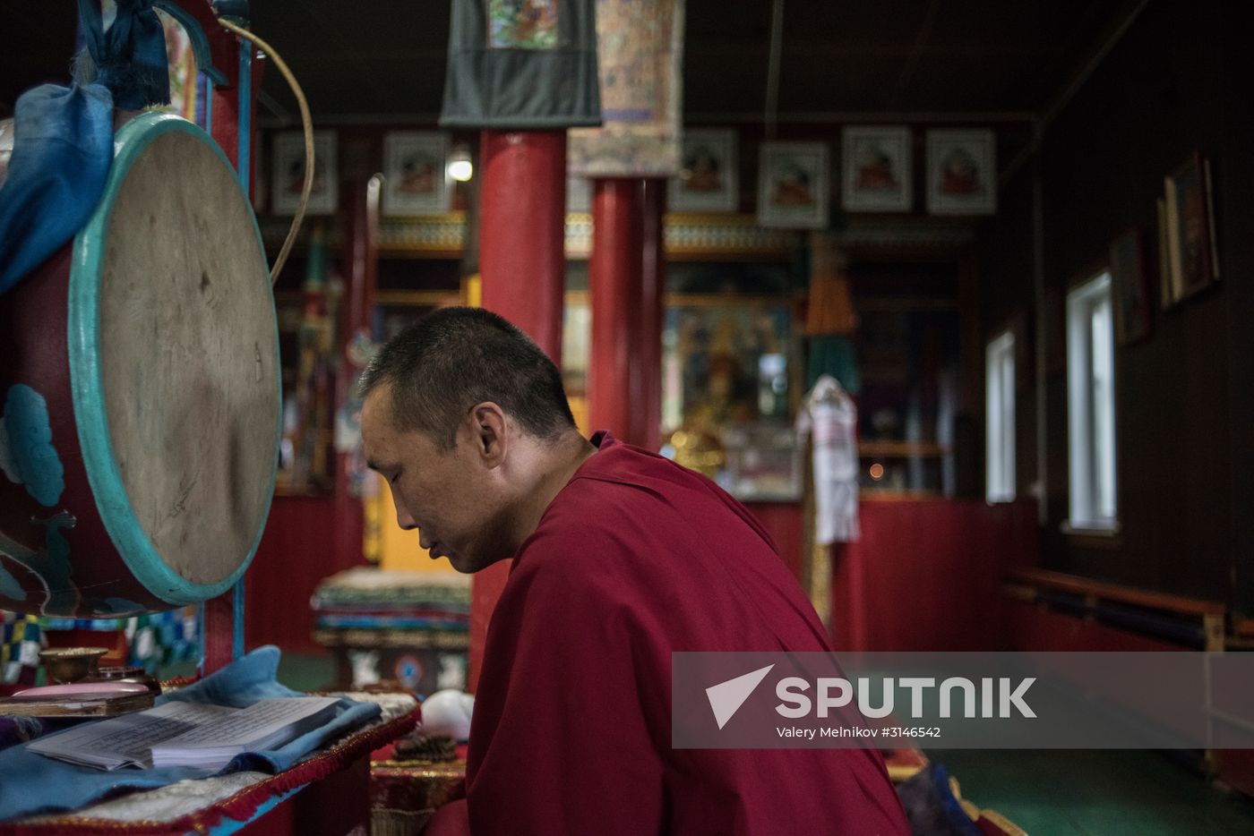 Dashi Choinkhorlin Buddhist university at Ivolginsky datsan in Buryatia