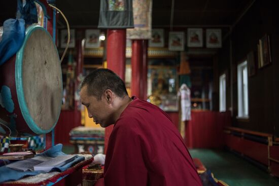 Dashi Choinkhorlin Buddhist university at Ivolginsky datsan in Buryatia