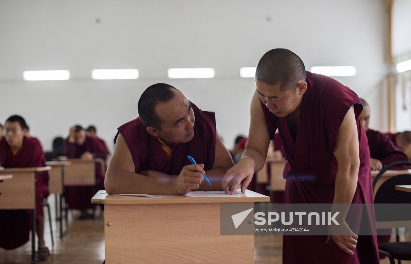 Dashi Choinkhorlin Buddhist university at Ivolginsky datsan in Buryatia