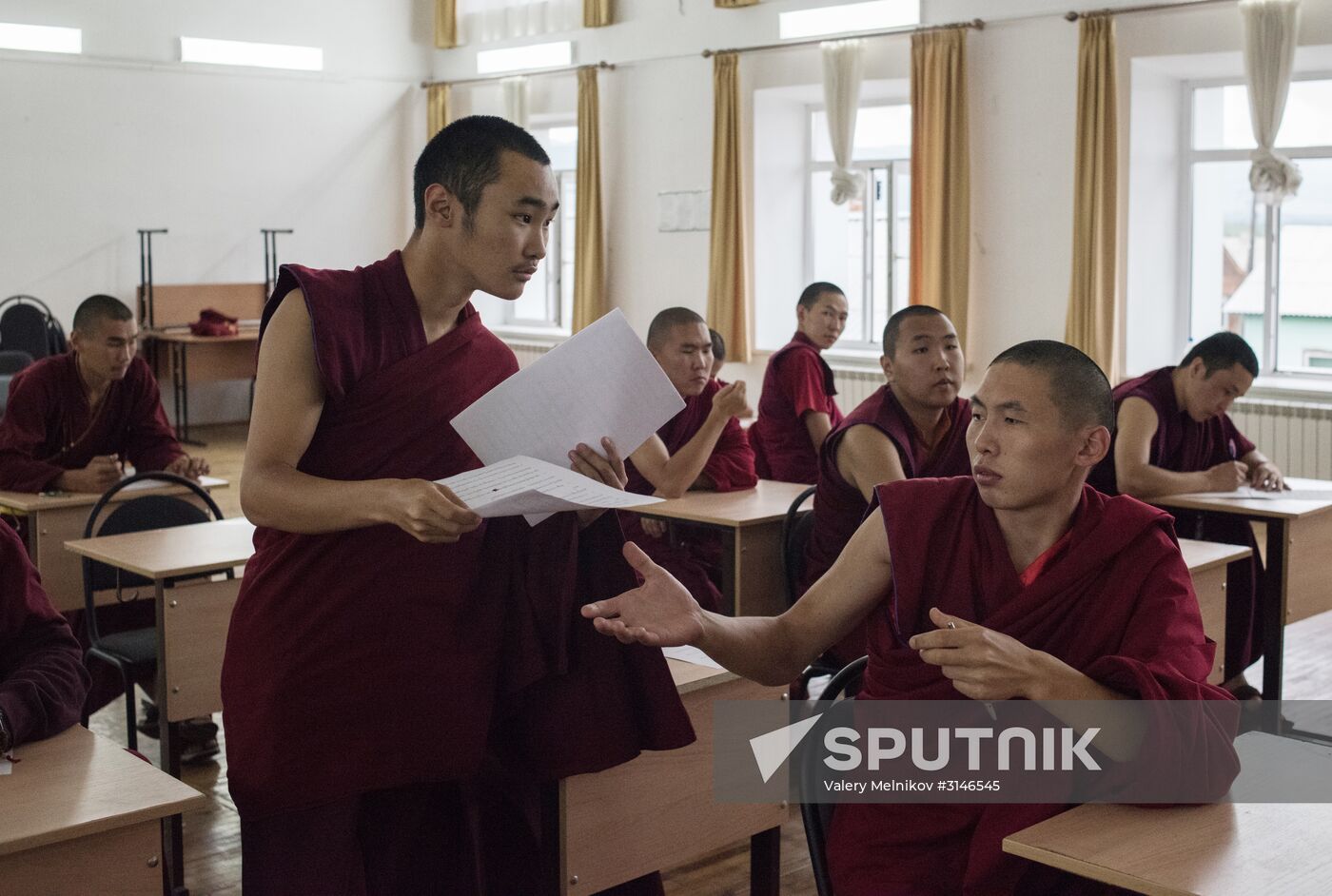 Dashi Choinkhorlin Buddhist university at Ivolginsky datsan in Buryatia
