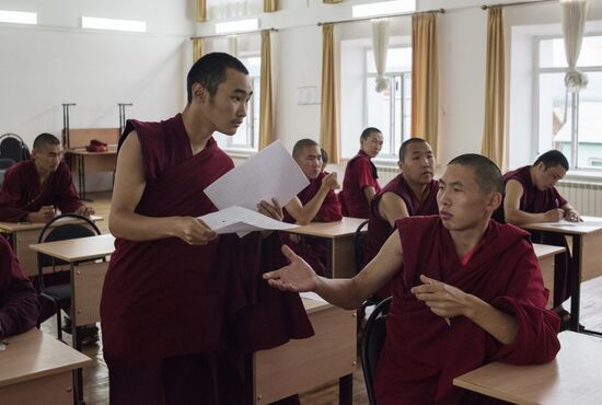 Dashi Choinkhorlin Buddhist university at Ivolginsky datsan in Buryatia