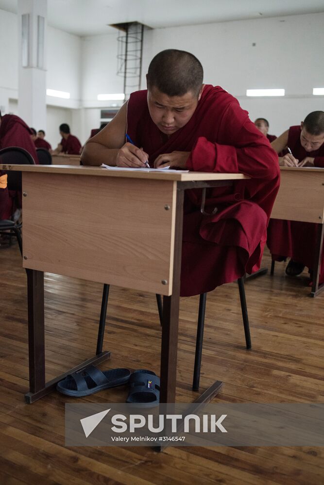 Dashi Choinkhorlin Buddhist university at Ivolginsky datsan in Buryatia
