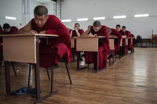 Dashi Choinkhorlin Buddhist university at Ivolginsky datsan in Buryatia
