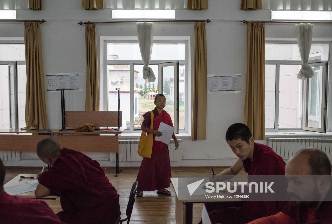 Dashi Choinkhorlin Buddhist university at Ivolginsky datsan in Buryatia
