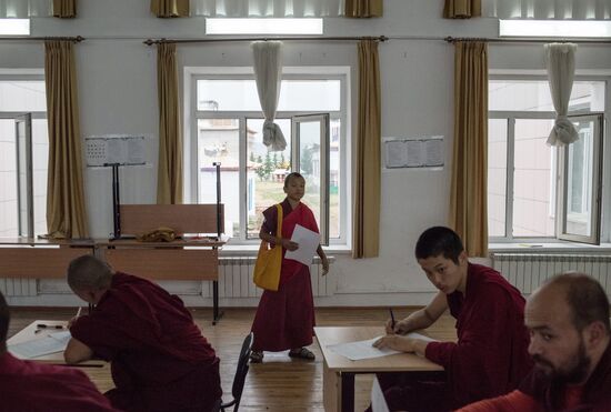 Dashi Choinkhorlin Buddhist university at Ivolginsky datsan in Buryatia