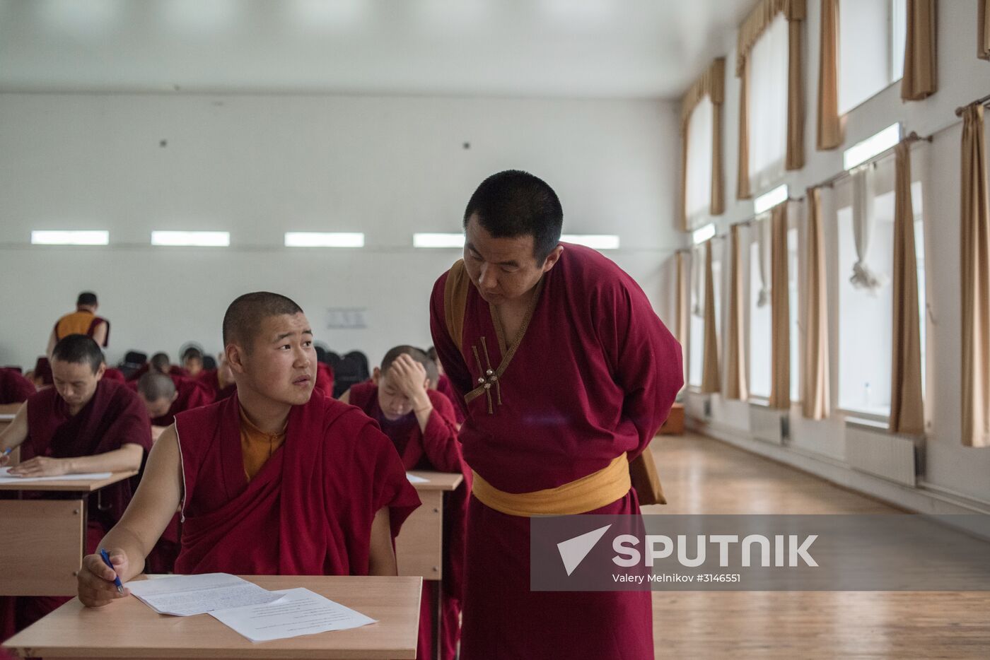 Dashi Choinkhorlin Buddhist university at Ivolginsky datsan in Buryatia