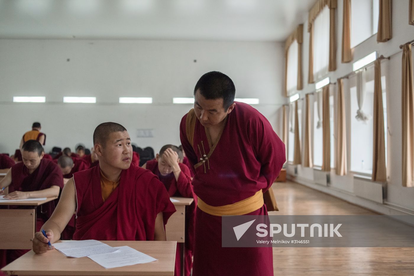 Dashi Choinkhorlin Buddhist university at Ivolginsky datsan in Buryatia