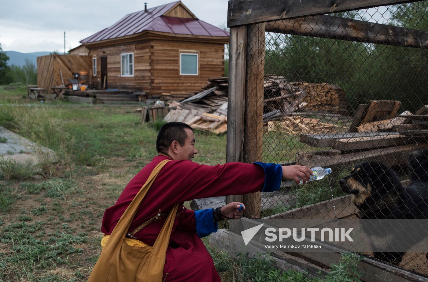 Dashi Choinkhorlin Buddhist university at Ivolginsky datsan in Buryatia