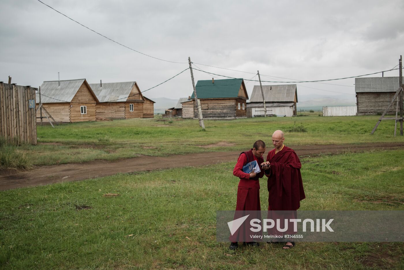 Dashi Choinkhorlin Buddhist university at Ivolginsky datsan in Buryatia