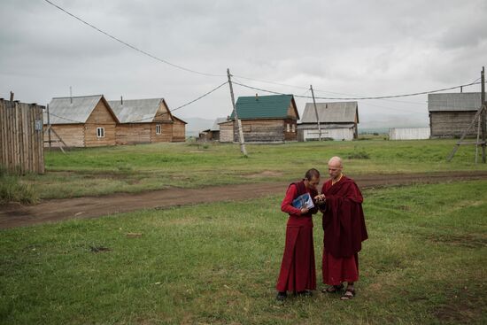 Dashi Choinkhorlin Buddhist university at Ivolginsky datsan in Buryatia