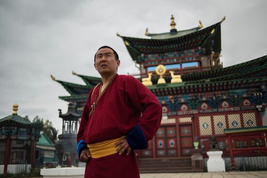 Dashi Choinkhorlin Buddhist university at Ivolginsky datsan in Buryatia