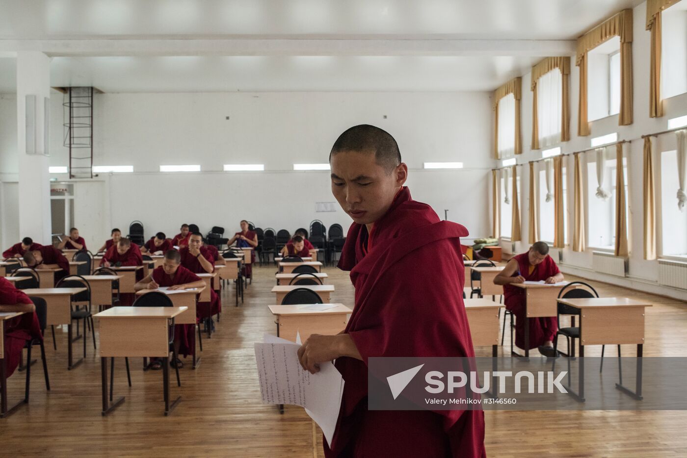 Dashi Choinkhorlin Buddhist university at Ivolginsky datsan in Buryatia