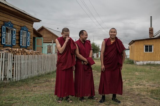 Dashi Choinkhorlin Buddhist university at Ivolginsky datsan in Buryatia