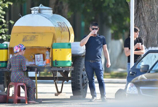 Heatwave hits Grozny