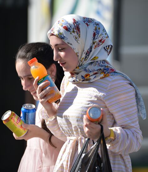 Heatwave hits Grozny