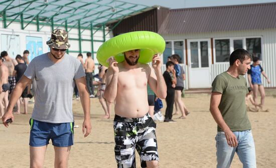 Heatwave hits Grozny