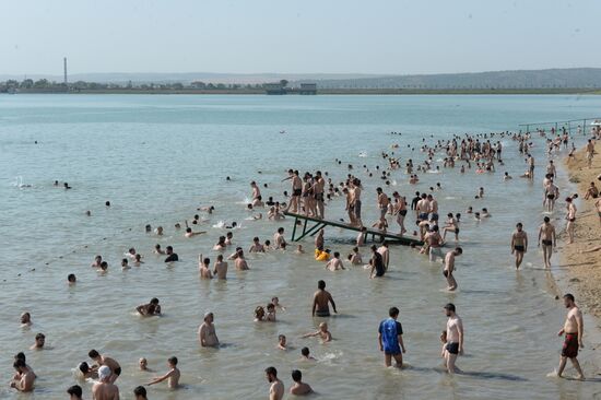 Heatwave hits Grozny