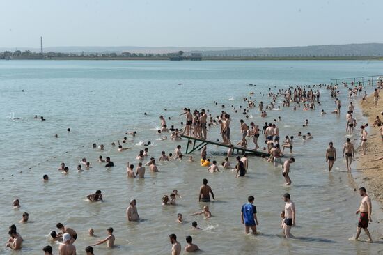 Heatwave hits Grozny