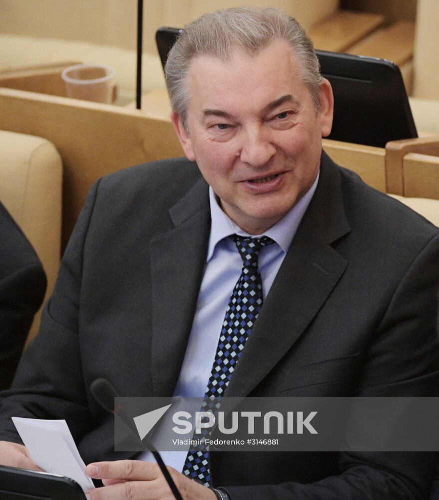 State Duma plenary meeting
