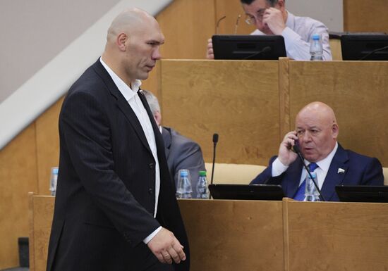 State Duma plenary meeting