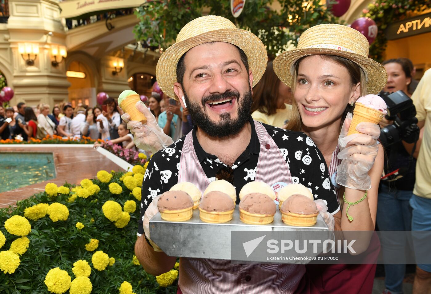 Ice cream festival at GUM